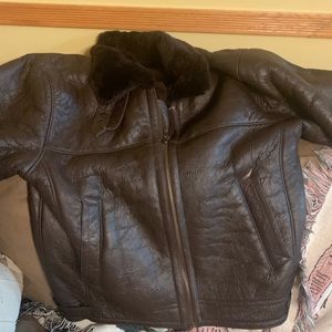 G-8 Leather and Sheepskin Flyers Jacket. Flyer’s Man Intermed Mil-J-17048. XXL.